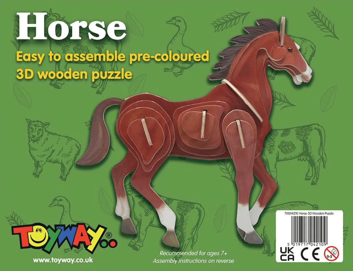 Horse 3D Wooden Puzzle
