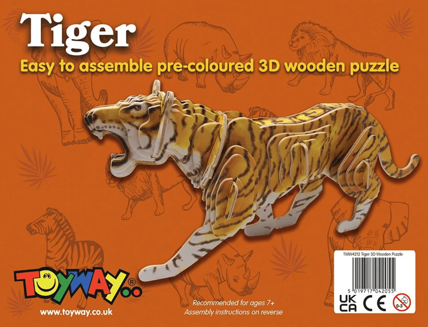 Tiger 3D Wooden Puzzle