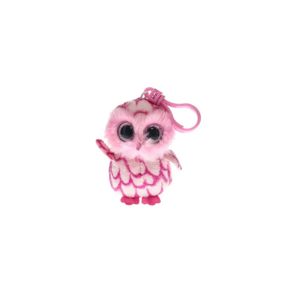 Ty Beanie Keyring - Pinky Owl