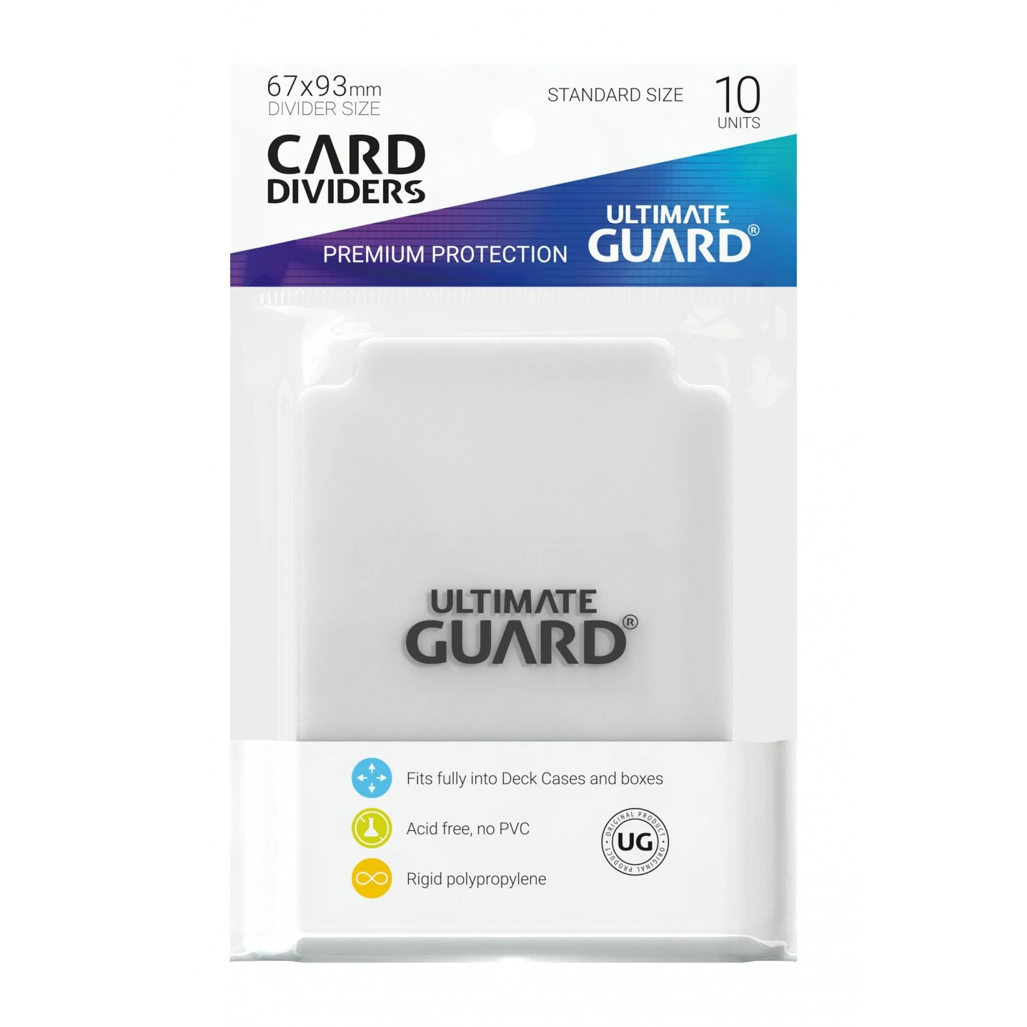 UG Transparent Card Dividers (10)