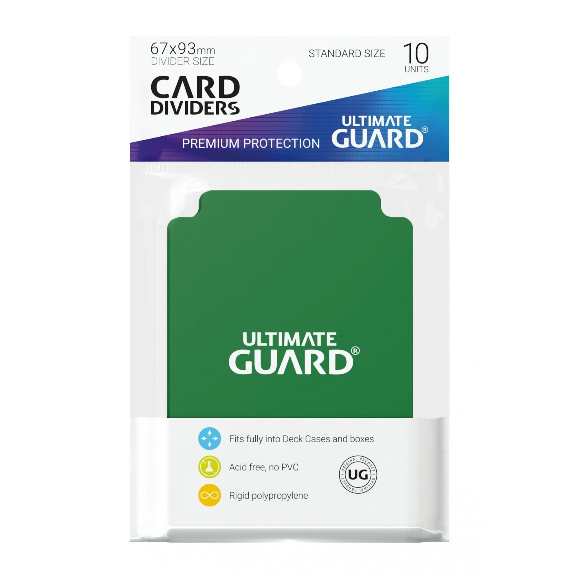 UG Green Card Dividers (10)