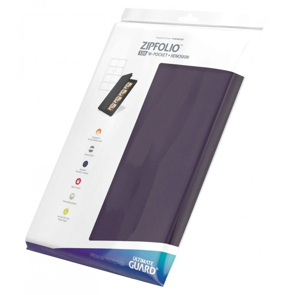 UG Zipfolio 320 - 16-Pocket XenoSkin Purple