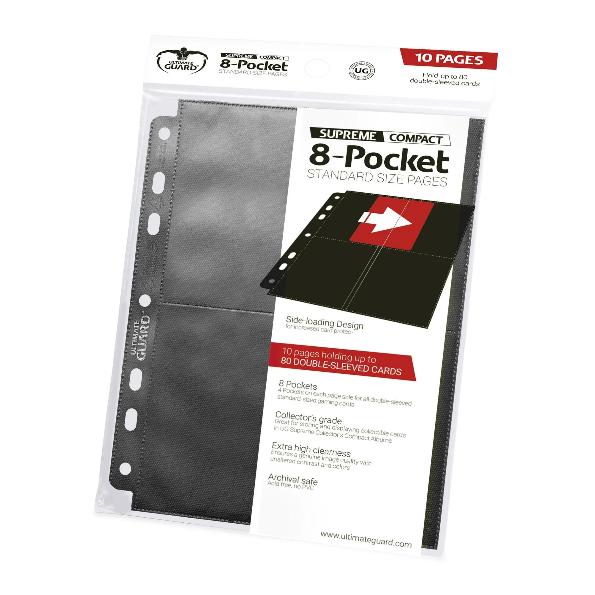 UG 8-Pocket Compact Pages Side-Loading Black (10)