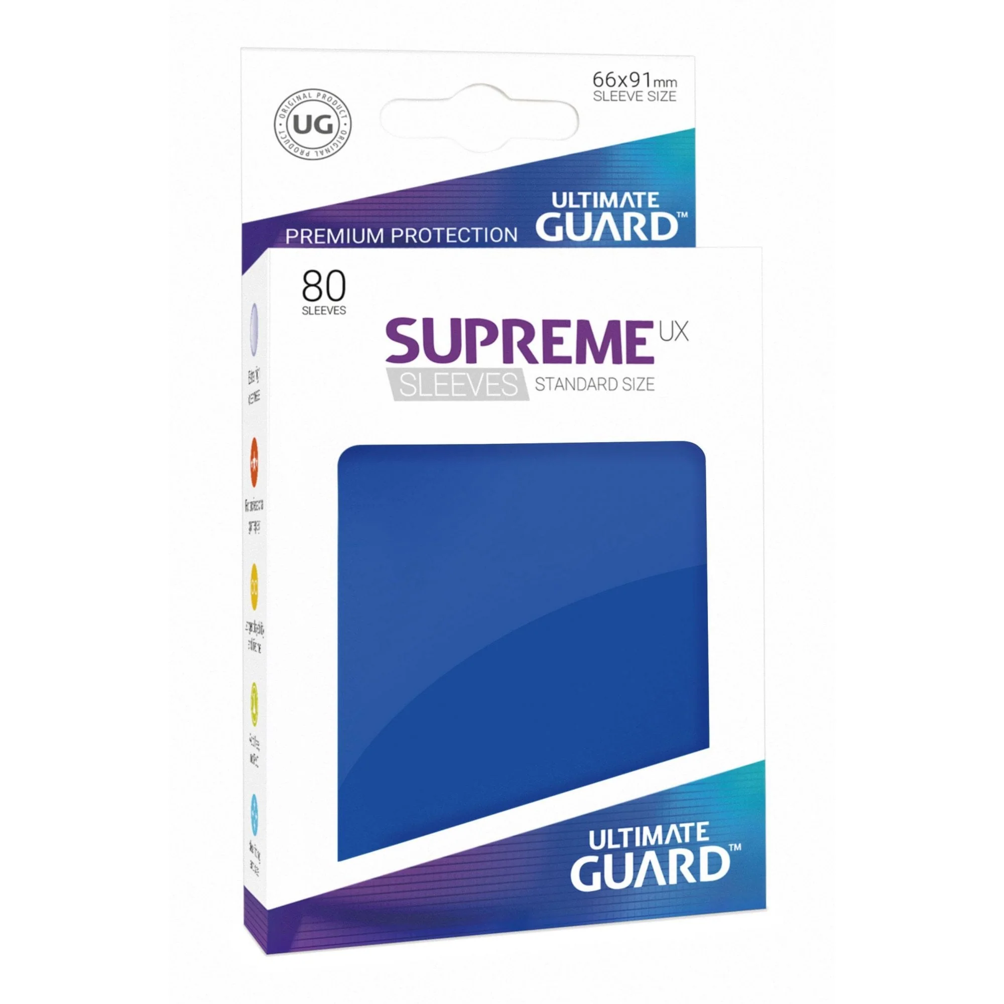 UG Blue Standard Supreme UX Sleeves (80)