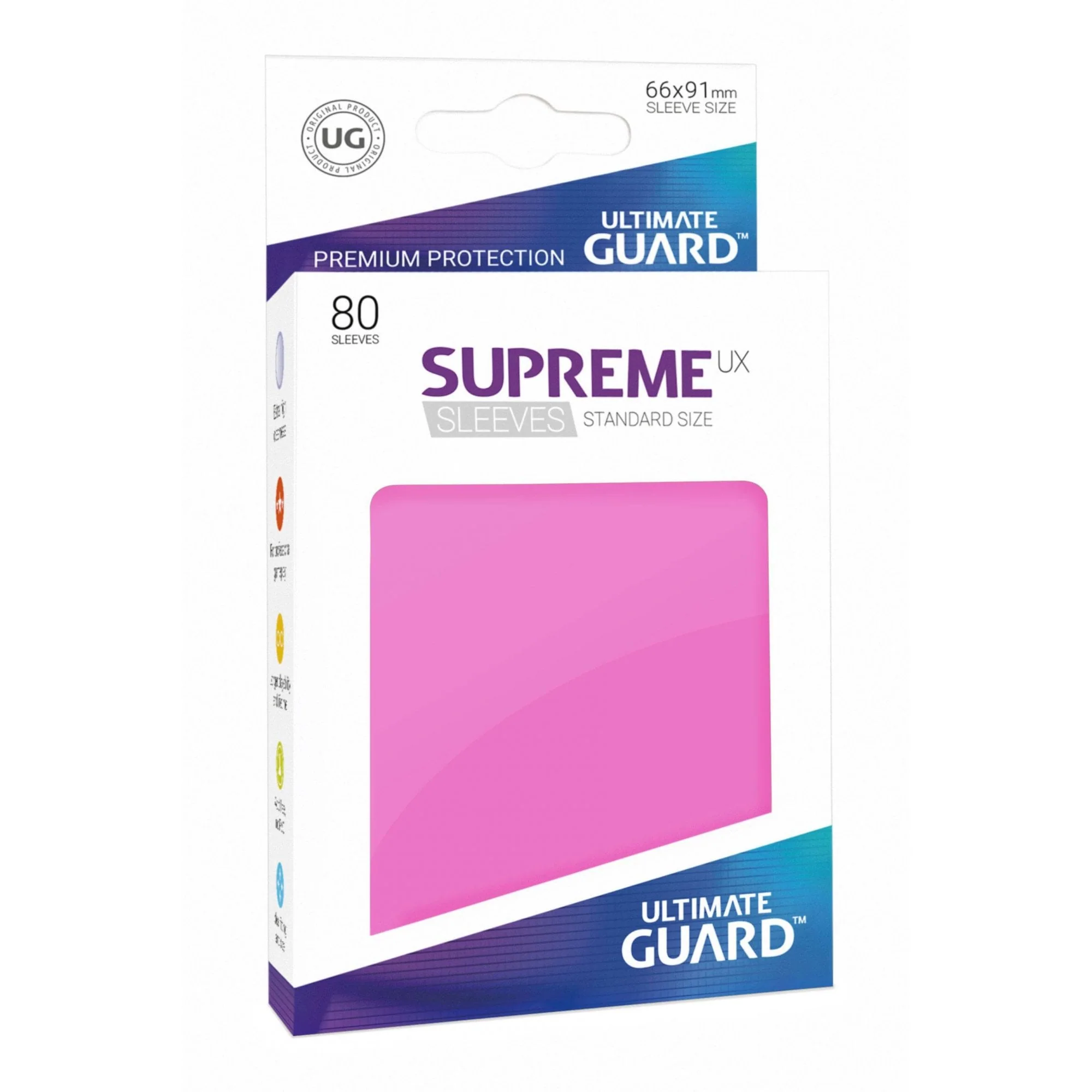 UG Pink Standard Supreme UX Sleeves (80)