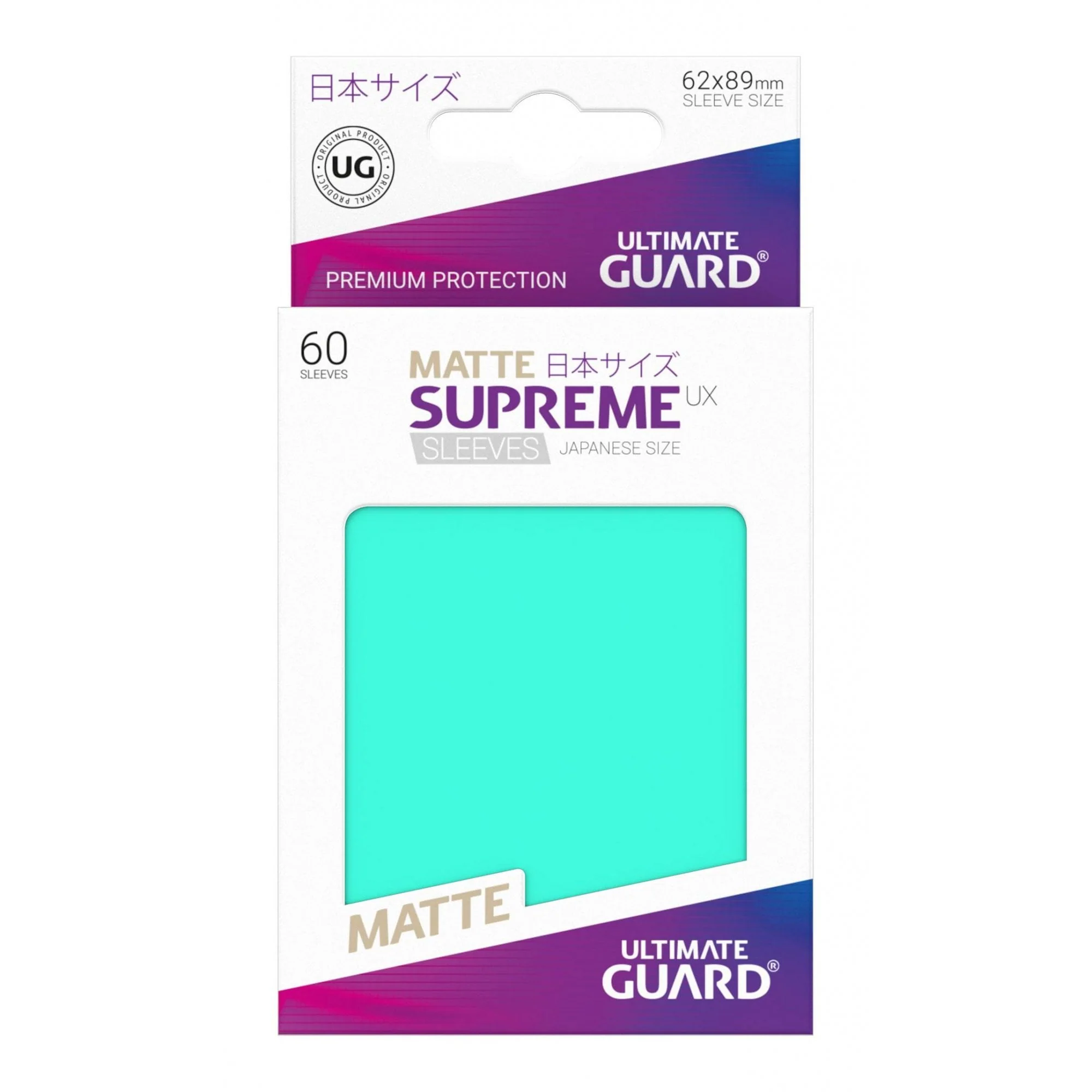 UG Turquoise Matte Small Supreme UX Sleeves (60)