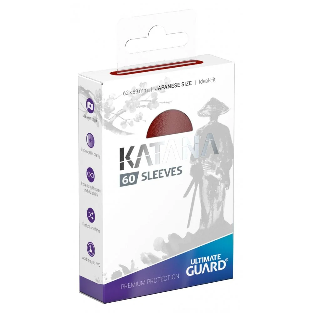 UG Katana Sleeves Small/Japanese Size Red (60)