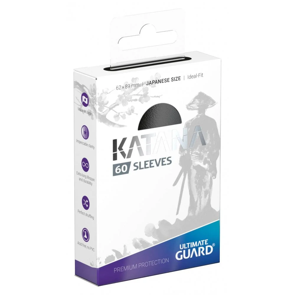 UG Katana Sleeves Small/Japanese Size Black (60)