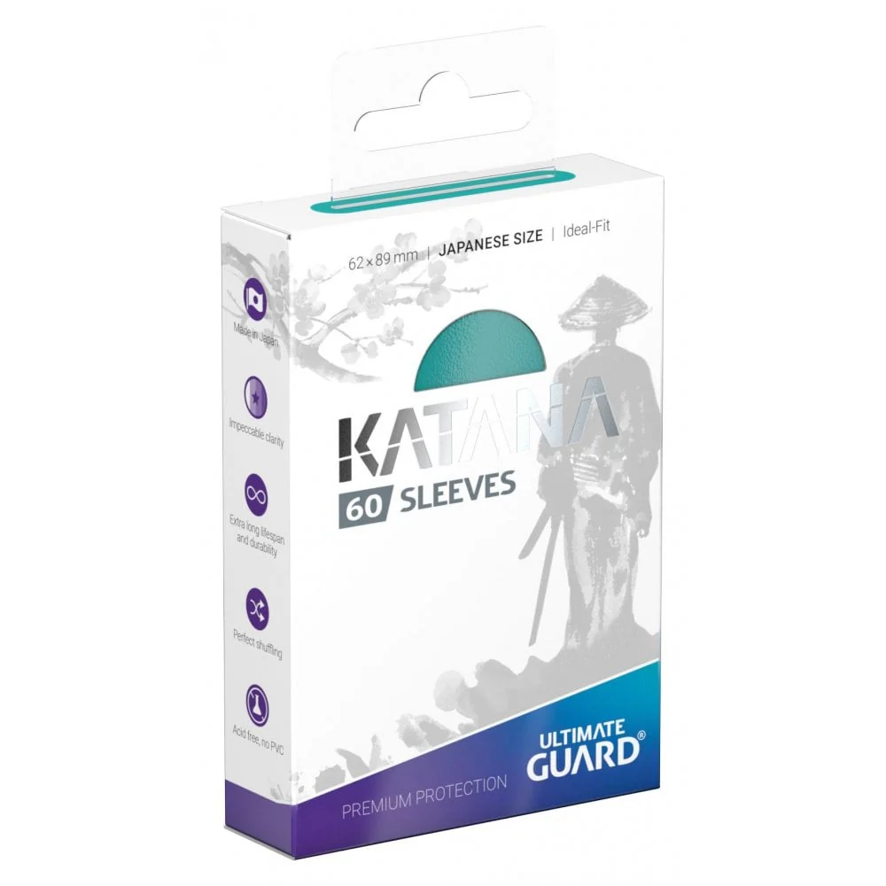 UG Katana Sleeves Small/Japanese Size Turquoise (60)