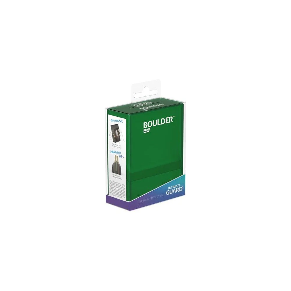 Ultimate Guard Boulder Deck Case 40+ Standard Size Emerald