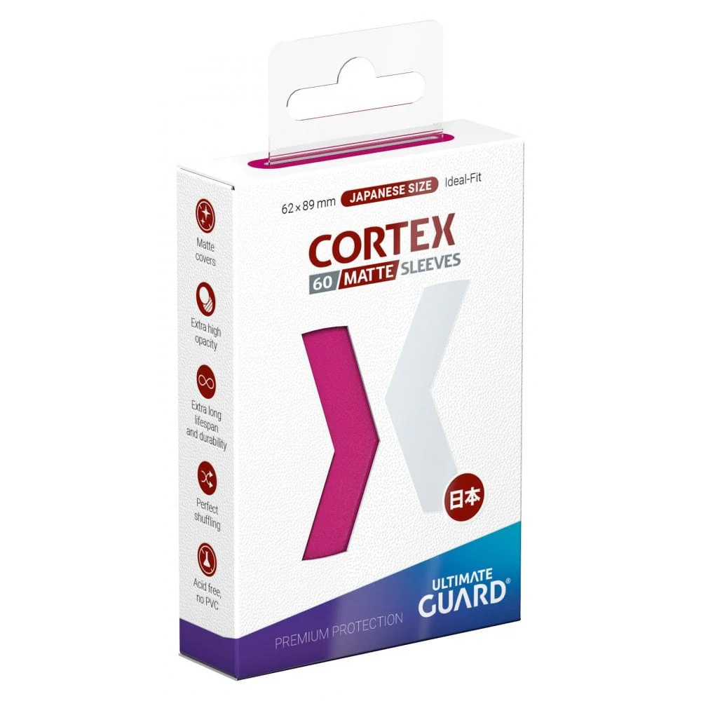 Ultimate Guard Cortex Sleeves Matte Japanese Size (60) - Pink