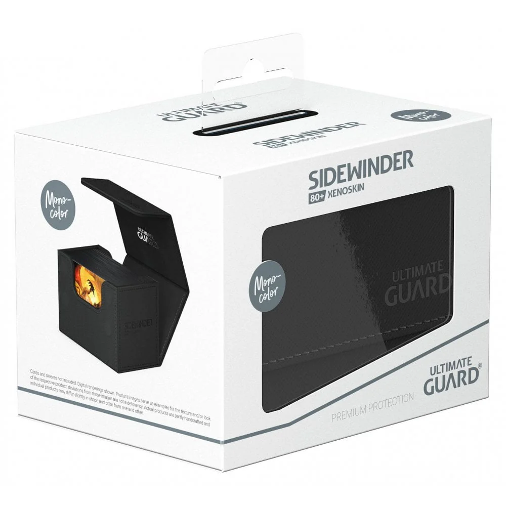 Ultimate Guard Sidewinder 80+ XenoSkin Monocolor Black