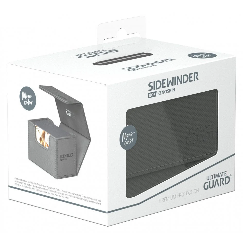 Ultimate Guard Sidewinder 80+ XenoSkin Monocolor Grey