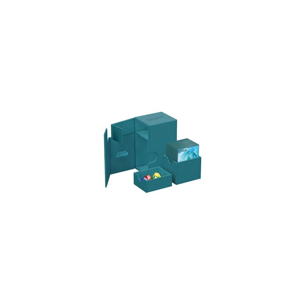 Ultimate Guard Flip`n`Tray 80+ XenoSkin Monocolor Petrol - Image 2