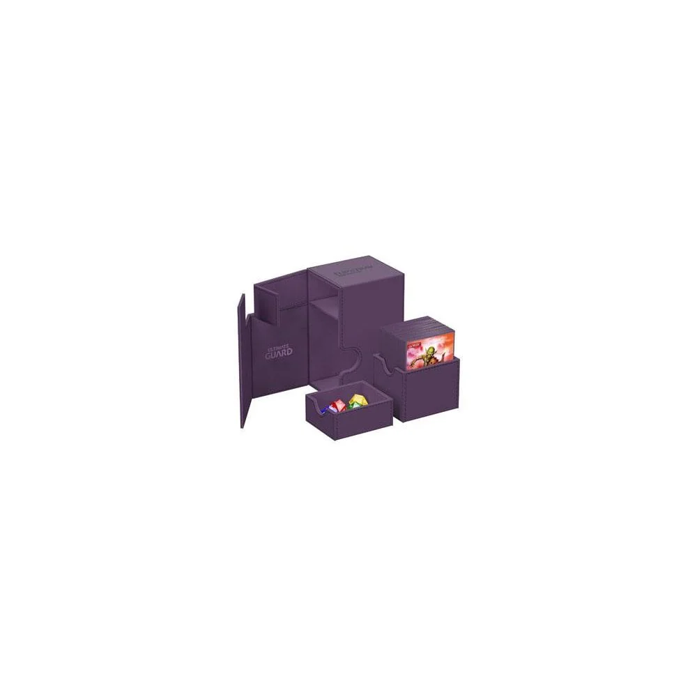 Ultimate Guard Flip`n`Tray 80+ XenoSkin Monocolor Purple - Image 2