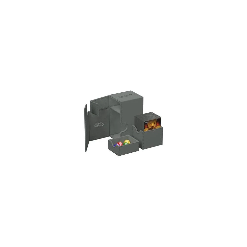 Ultimate Guard Flip`n`Tray 80+ XenoSkin Monocolor Grey - Image 2