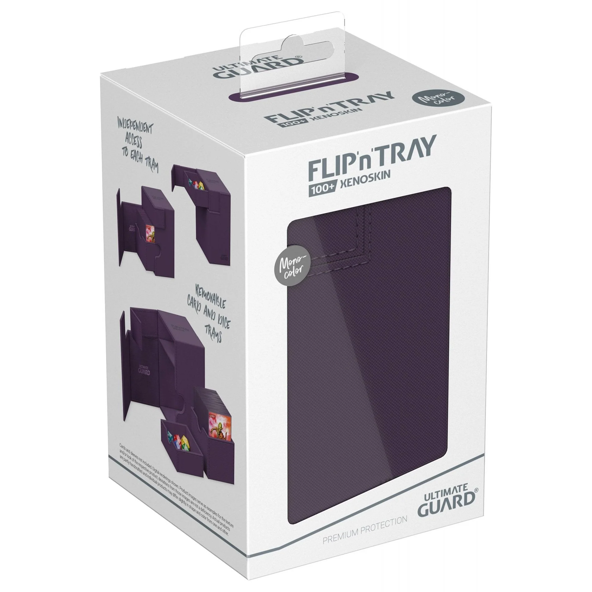 Ultimate Guard Flip`n`Tray 100+ XenoSkin Monocolor Purple