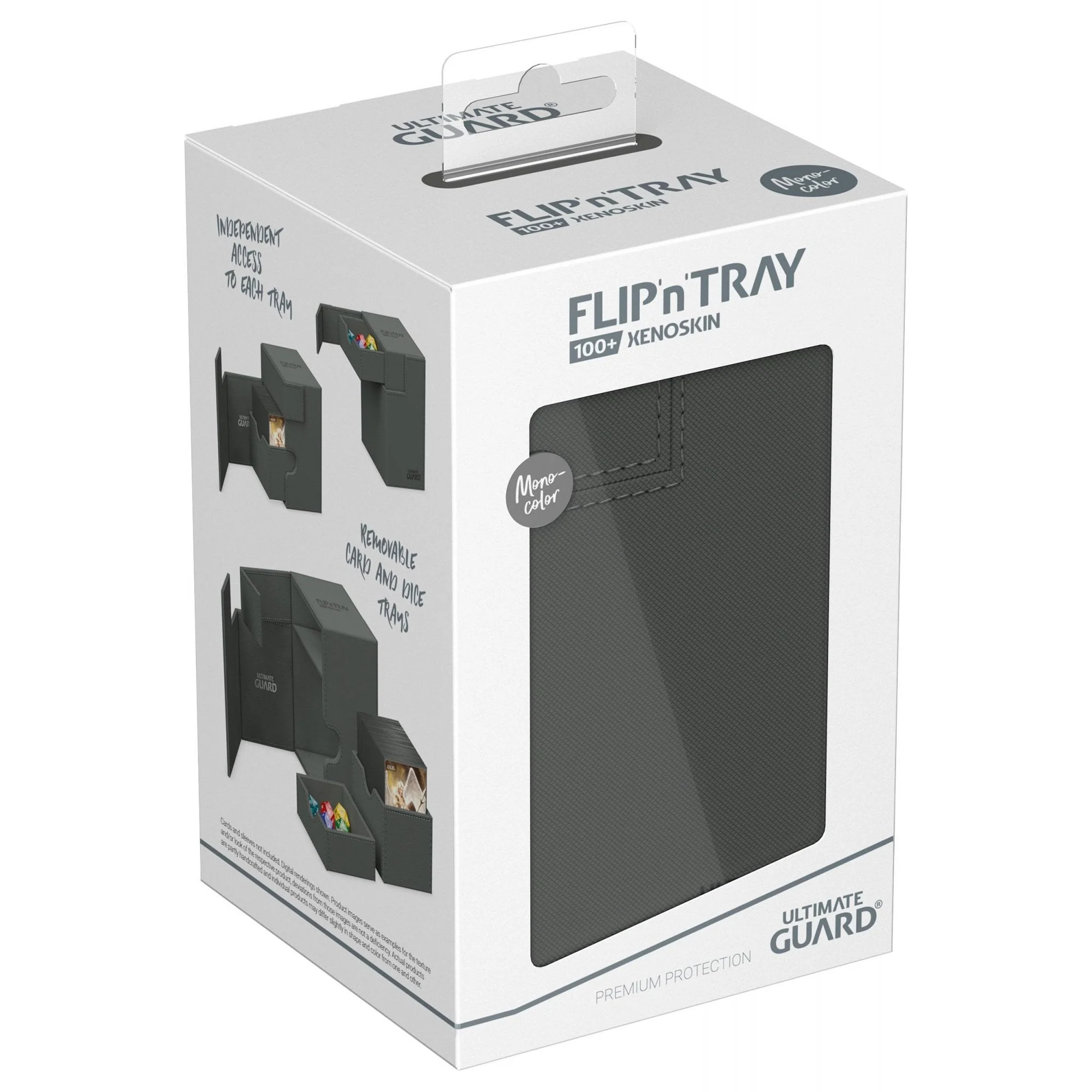 Ultimate Guard Flip`n`Tray 100+ XenoSkin Monocolor Grey