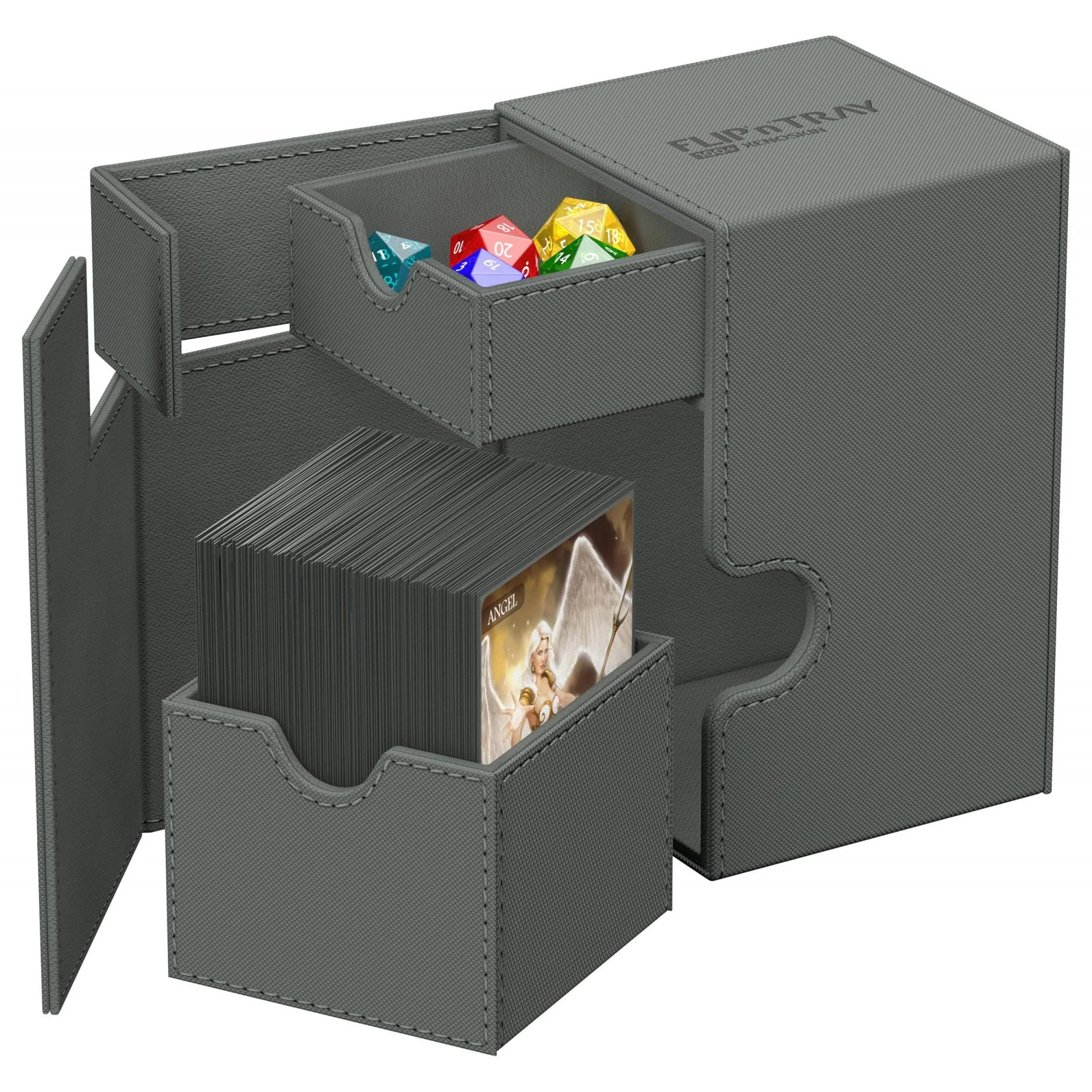 Ultimate Guard Flip`n`Tray 100+ XenoSkin Monocolor Grey - Image 3