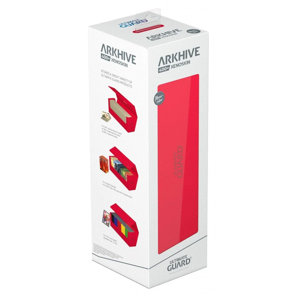 Ultimate Guard Arkhive 400+ XenoSkin Monocolor Red