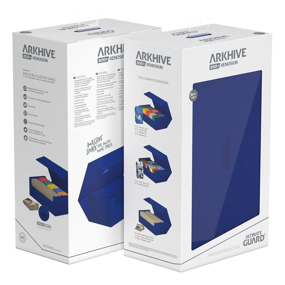 Ultimate Guard Arkhive 800+ XenoSkin Monocolor Blue