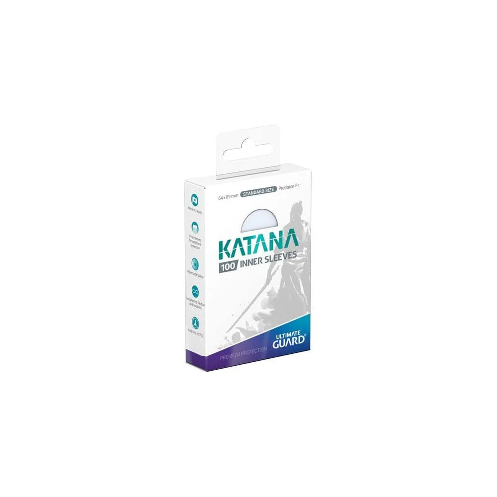 Ultimate Guard Katana Inner Sleeves Standard Size Transparent (100)