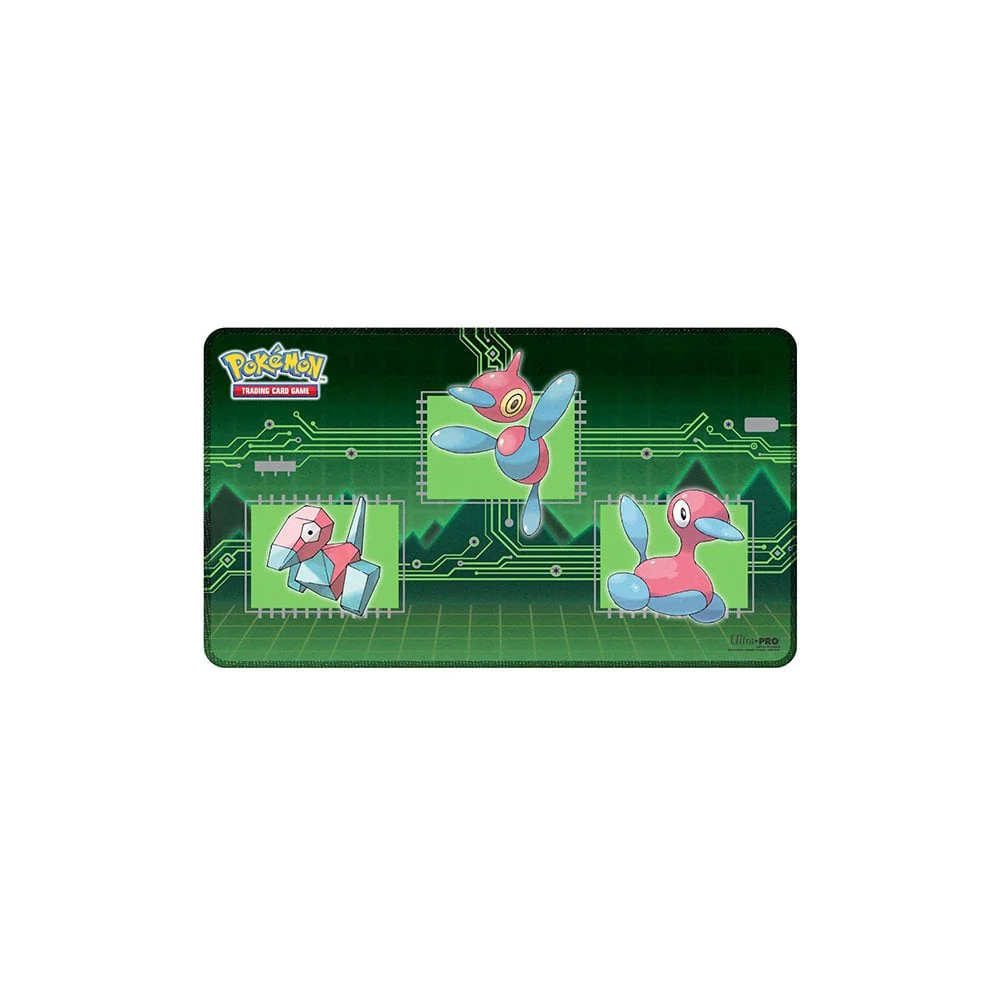 Ultra Pro - Black Stitched Playmat - Porygon Evolutions