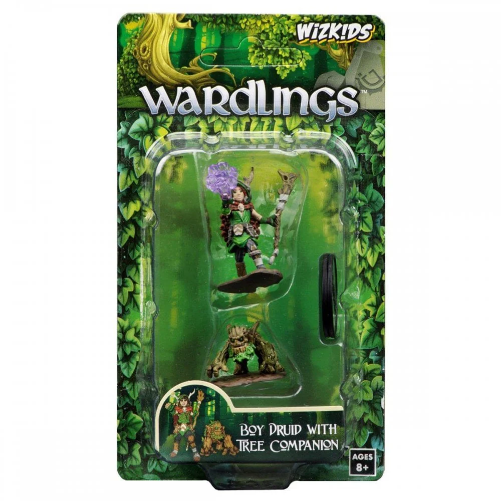 Boy Druid & Tree Companion WizKids Wardlings Miniatures