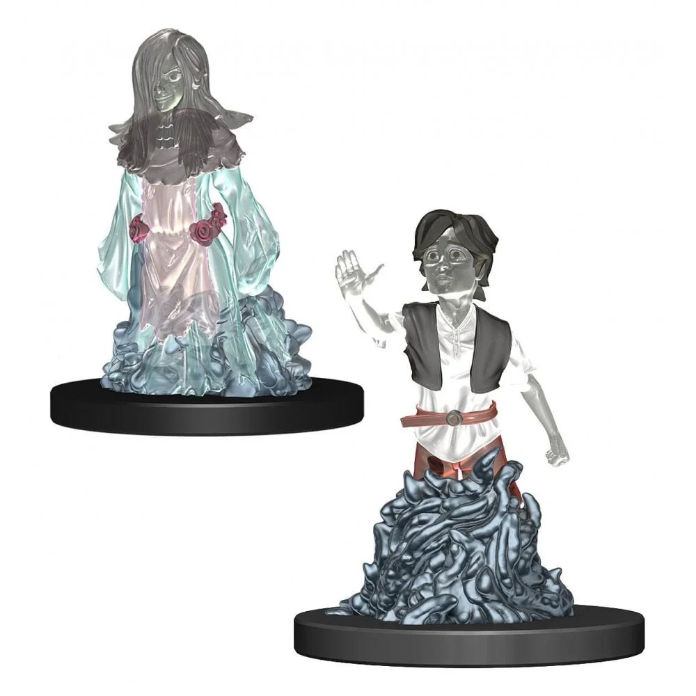 WizKids Wardlings Miniatures Ghost (Female) & Ghost (Male)