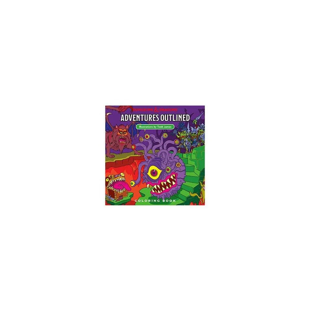 Adventures Outlined Coloring Book: Dungeons & Dragons