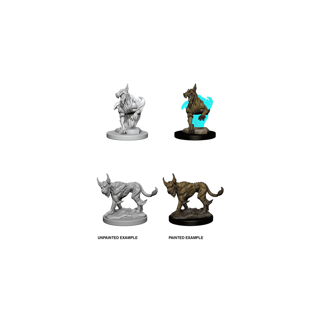 Blink Dogs: D&D Nolzur's Marvelous Unpainted Miniatures (W1)