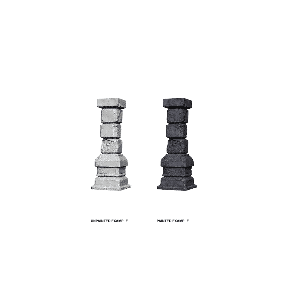 Pillars: WizKids Unpainted Miniatures