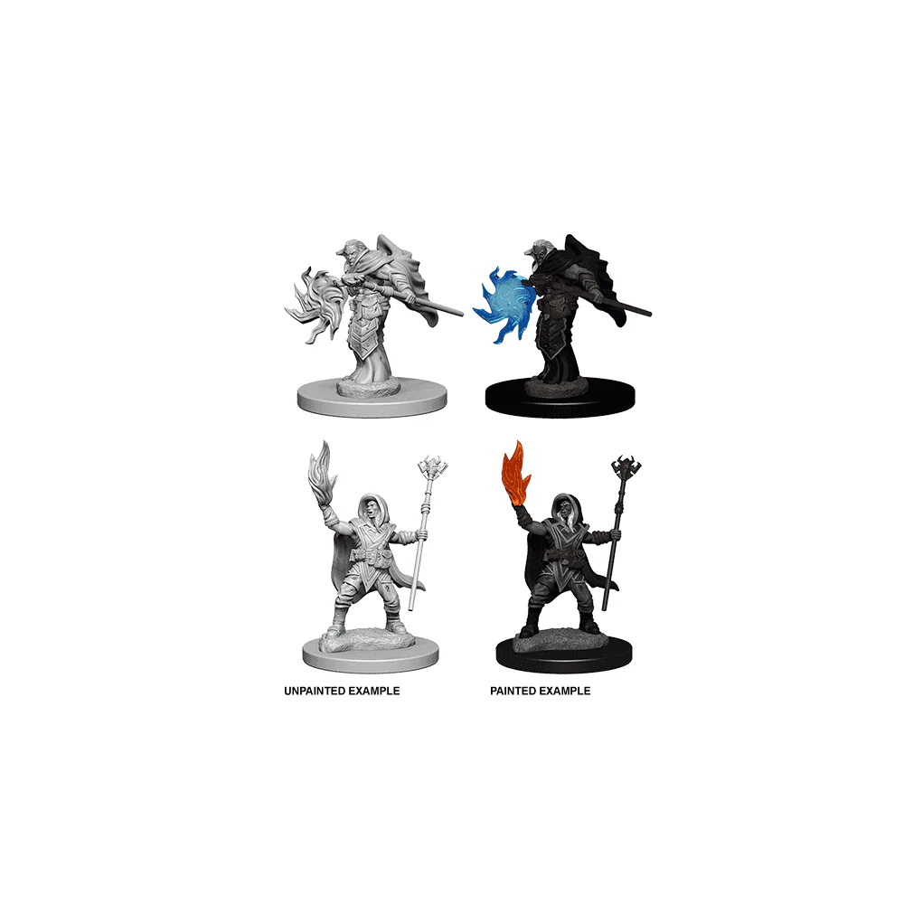Elf Male Wizard: D&D Nolzur's Marvelous Unpainted Miniatures (W2)