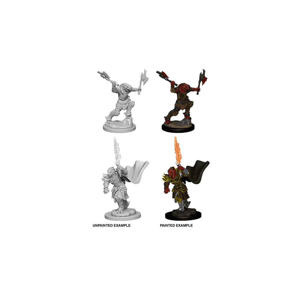Dragonborn Female Fighter: D&D Nolzur's Marvelous Unpainted Miniatures (W4)