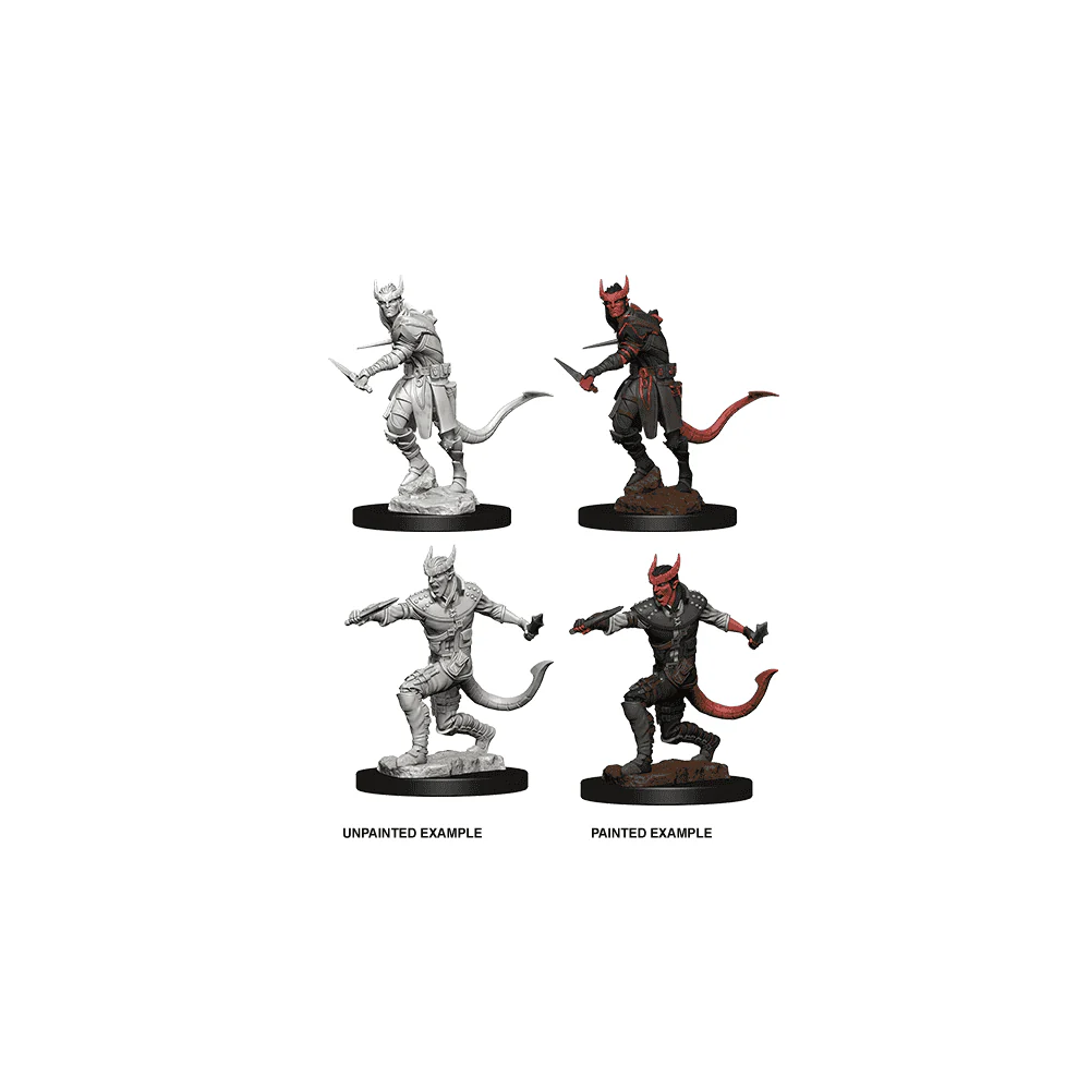Tiefling Male Rogue: D&D Nolzur's Marvelous Unpainted Miniatures (W5)