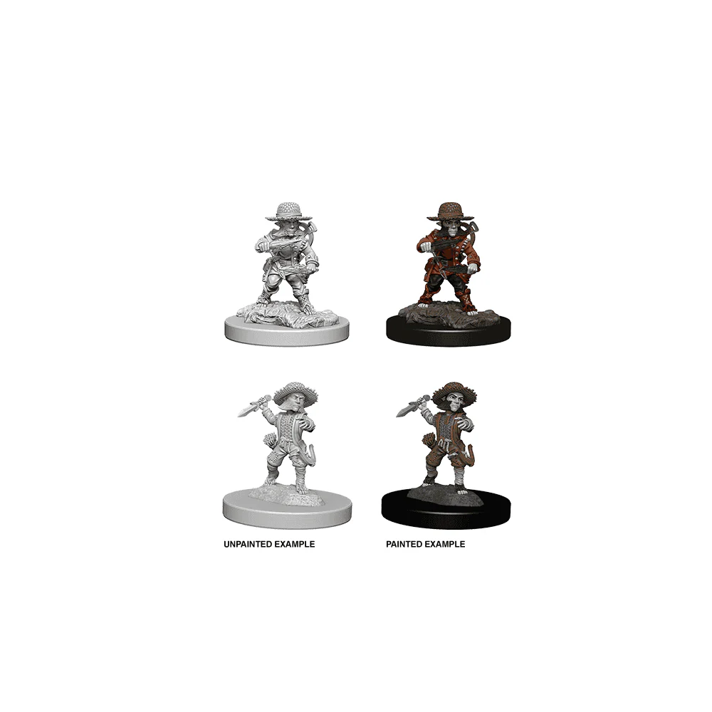 Male Halfling Rogue: Pathfinder Battles Deep Cuts Unpainted Miniatures (W1)