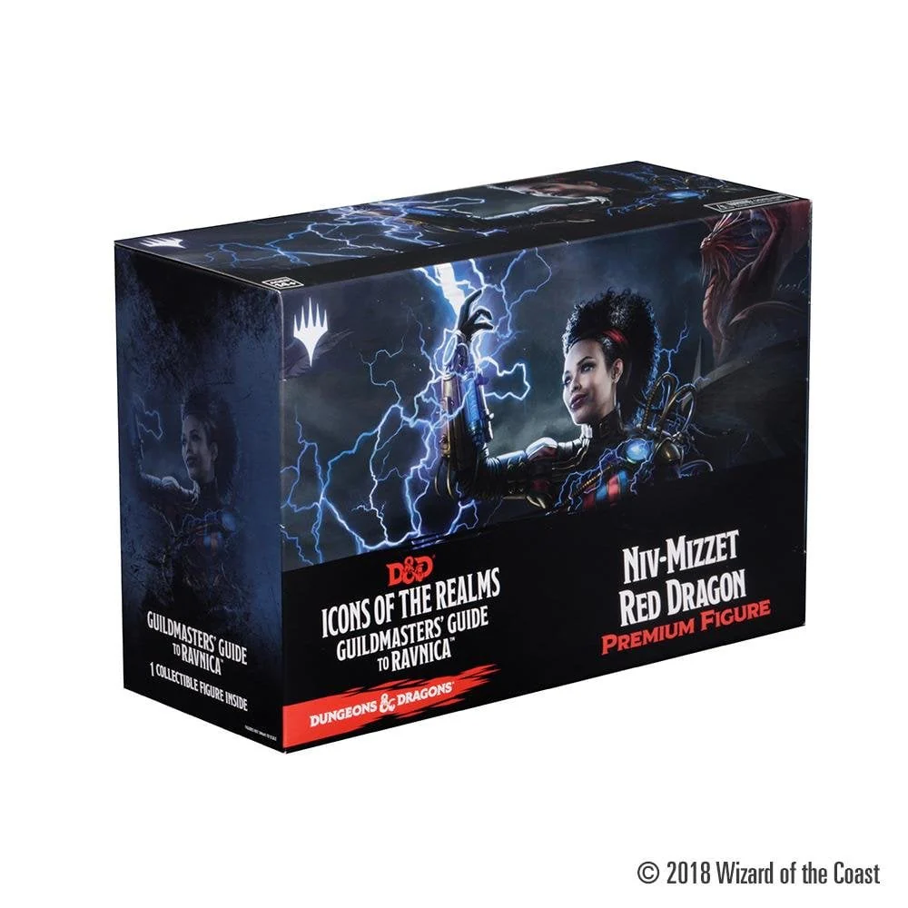 D&D Icons of the Realms: Guildmasters' Guide to  Ravnica Niv-Mizzet Red Dragon Premium Figure