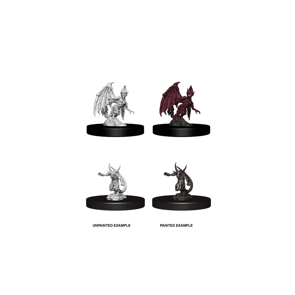 Quasit & Imp: D&D Nolzur's Marvelous Unpainted Miniatures (W9)