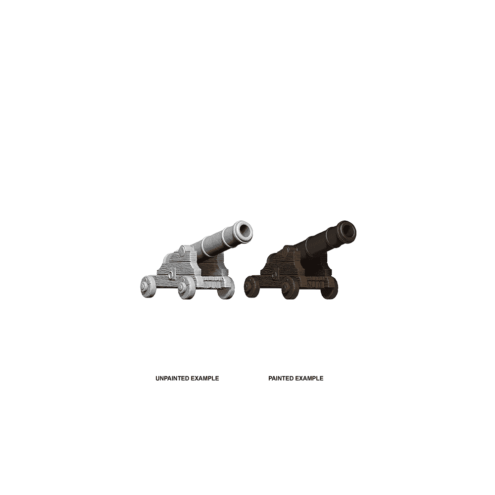 Cannons: WizKids Deep Cuts Unpainted Miniatures (W9)
