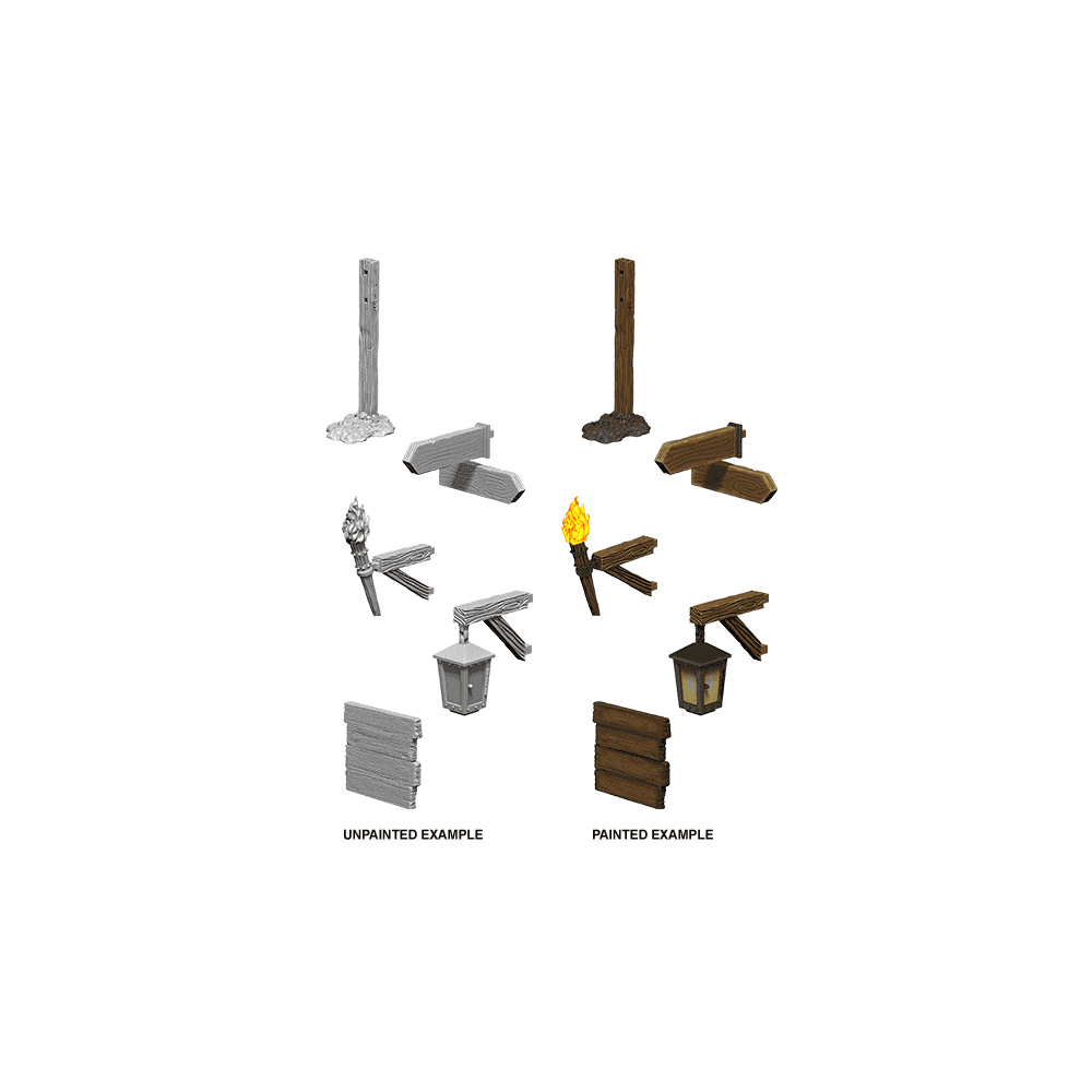Signs & Lights: WizKids Deep Cuts Unpainted Miniatures (W10)