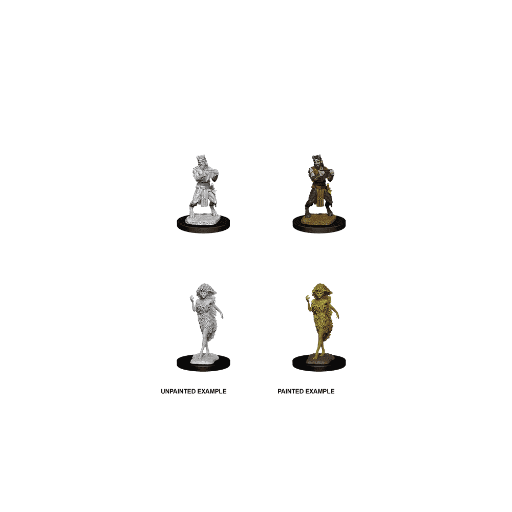 Satyr & Dryad: D&D Nolzur's Marvelous Unpainted Miniatures (W11)