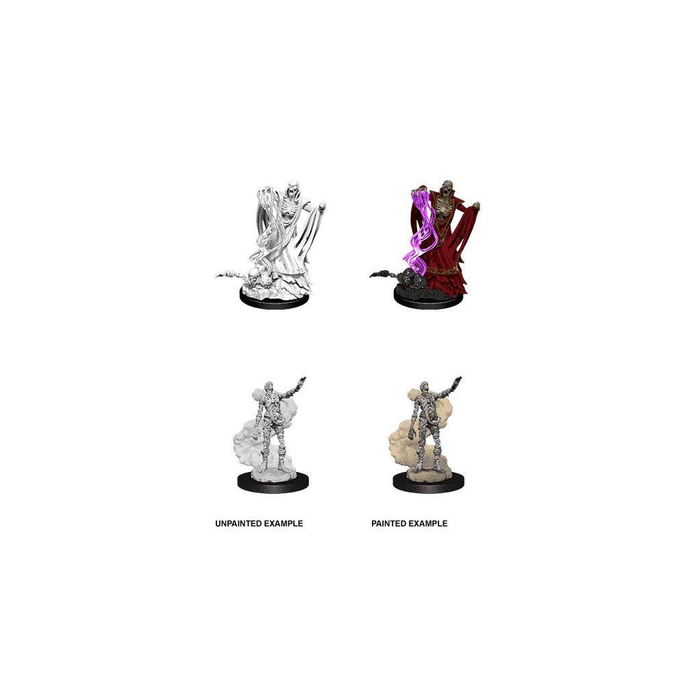 Lich & Mummy Lord: D&D Nolzur's Marvelous Unpainted Miniatures (W11)