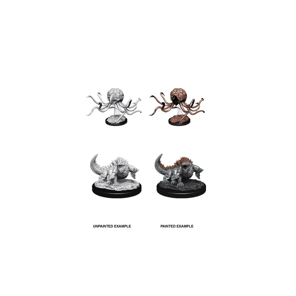 Grell & Basilisk: D&D Nolzur's Marvelous Unpainted Miniatures (W11)