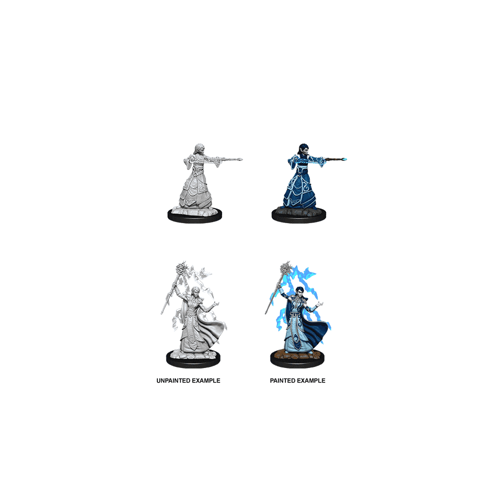 Female Elf Wizard: D&D Nolzur's Marvelous Unpainted Miniatures (W12)
