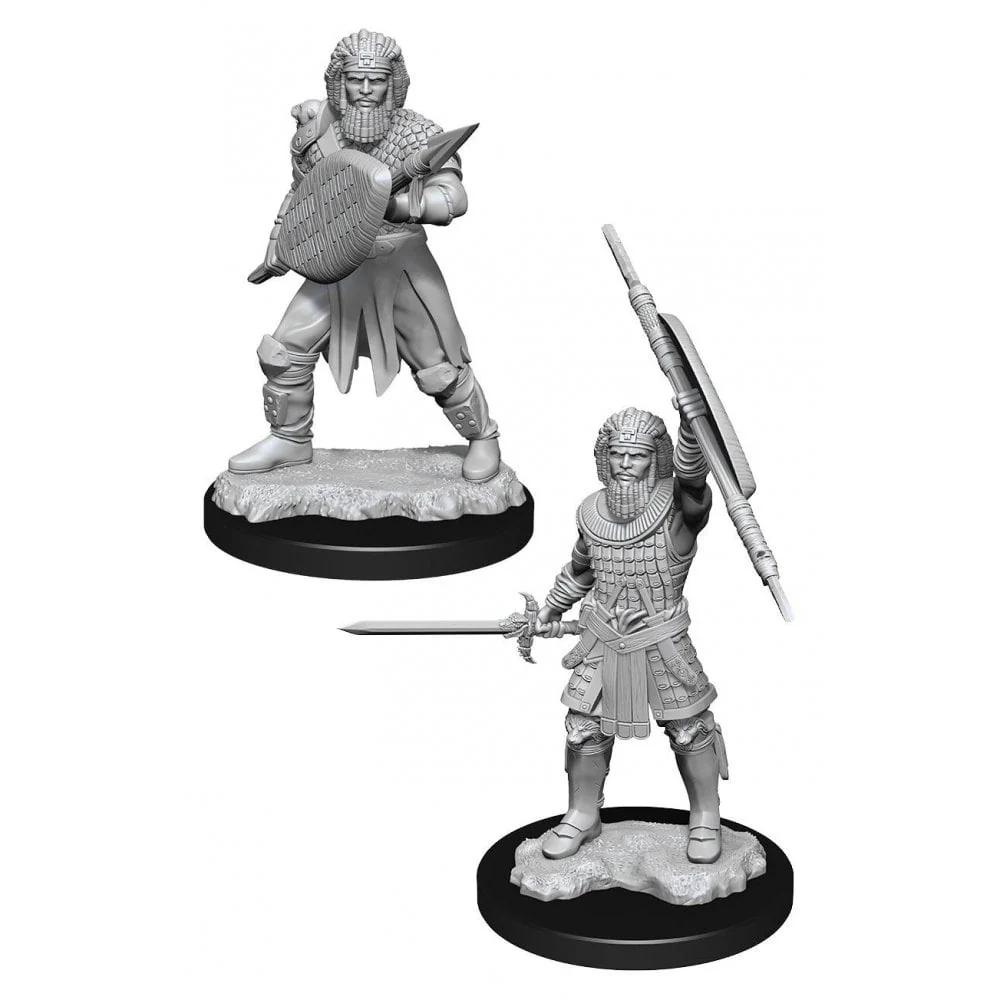 Human Fighter Male: D&D Nolzur's Marvelous Unpainted Miniatures (W13)