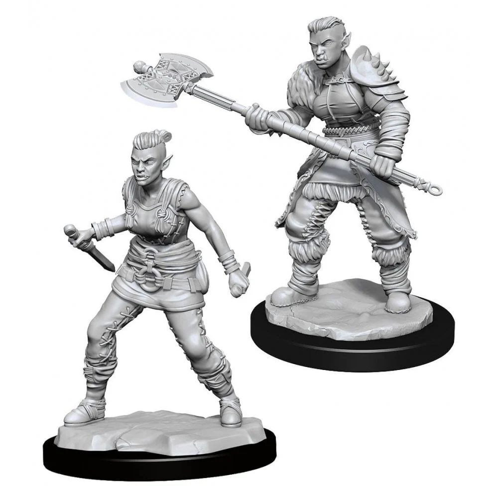 Orc Barbarian Female: D&D Nolzur's Marvelous Unpainted Miniatures (W13)