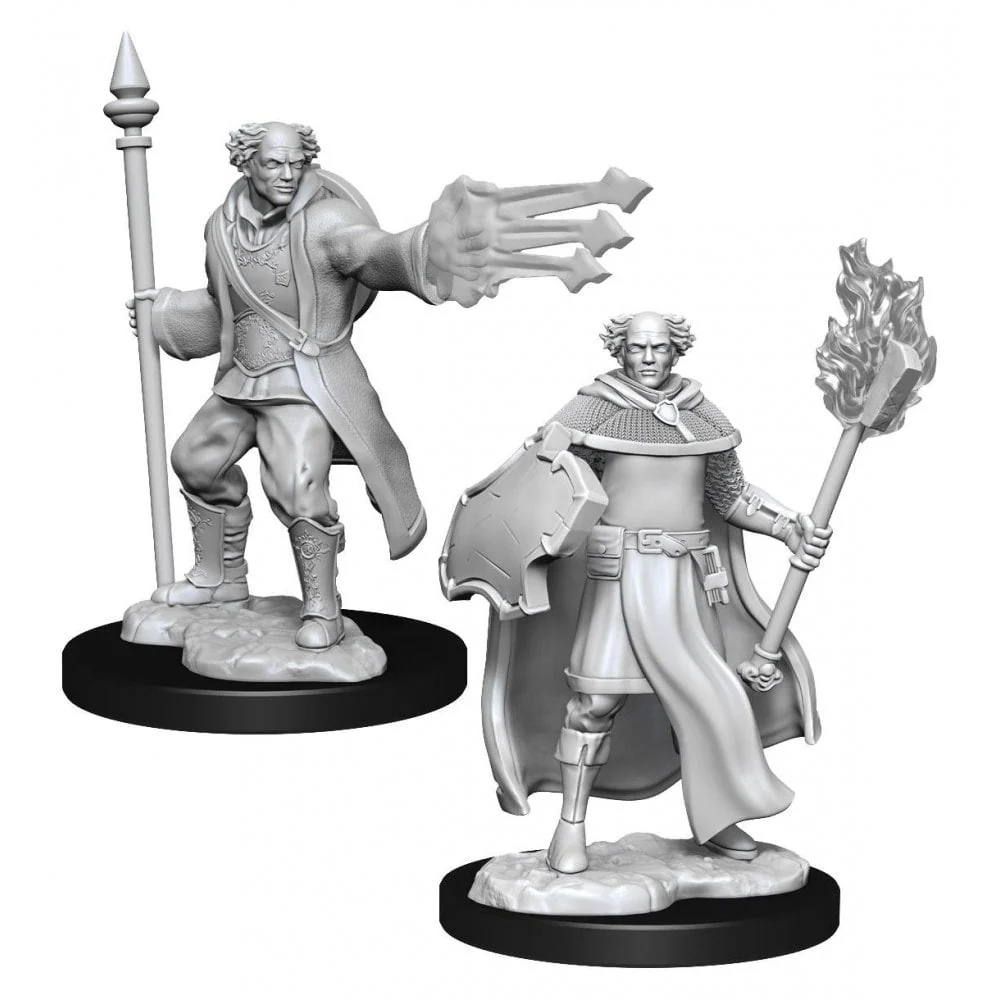 Multiclass Cleric+Wizard Male: D&D Nolzur's Marvelous Unpainted Miniatures (W13)