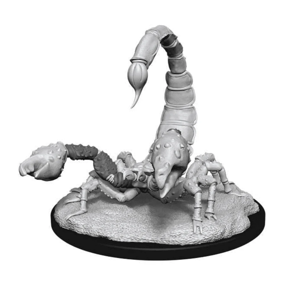 Giant Scorpion: WizKids Deep Cuts Unpainted Miniatures (W13)