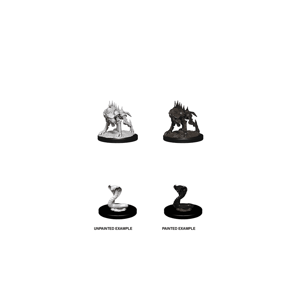 Iron Cobra & Iron Defender: D&D Nolzur's Marvelous Unpainted Miniatures (W14)