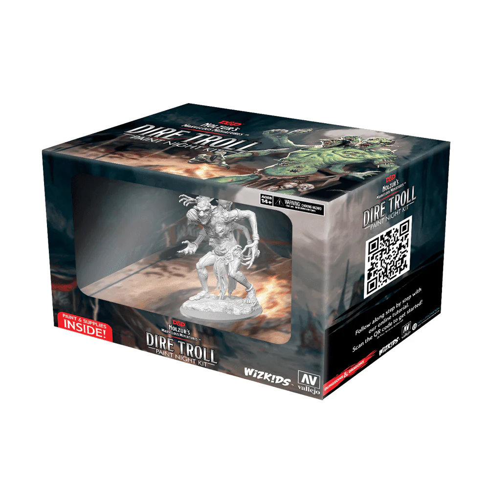 Dire Troll Paint 'At Home' Kit: D&D Nolzur's Marvelous Unpainted Miniatures (W13)